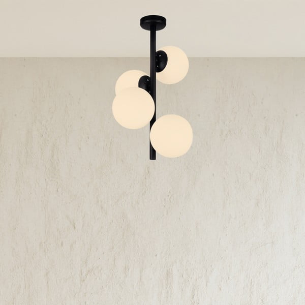 Apparecchio a sospensione nero, altezza 53 cm Owl - Squid Lighting-image-3