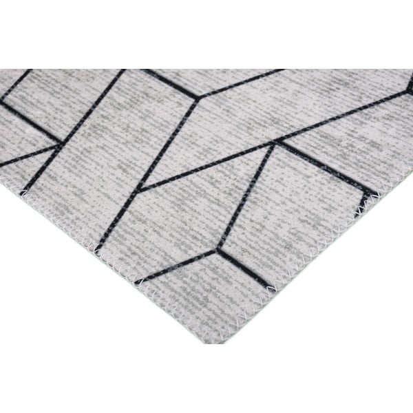 Tappeto lavabile grigio chiaro 160x230 cm - Vitaus-image-2