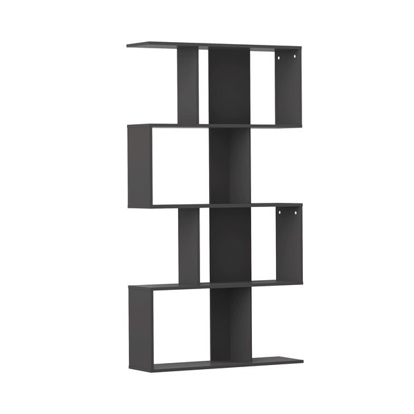 Libreria nera 89x165 cm Sigma - TemaHome-image-2