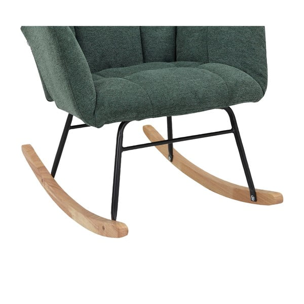 Poltrona a dondolo verde Elza - Støraa-image-3