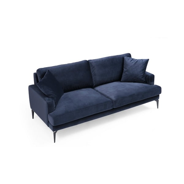 Divano blu scuro 175 cm Papira - Balcab Home-image-2