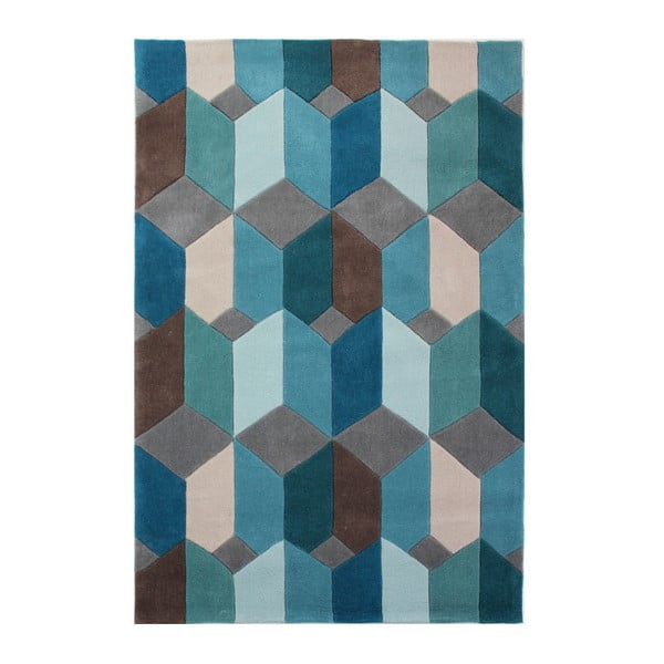 Tappeto blu Scope, 160 x 230 cm - Flair Rugs