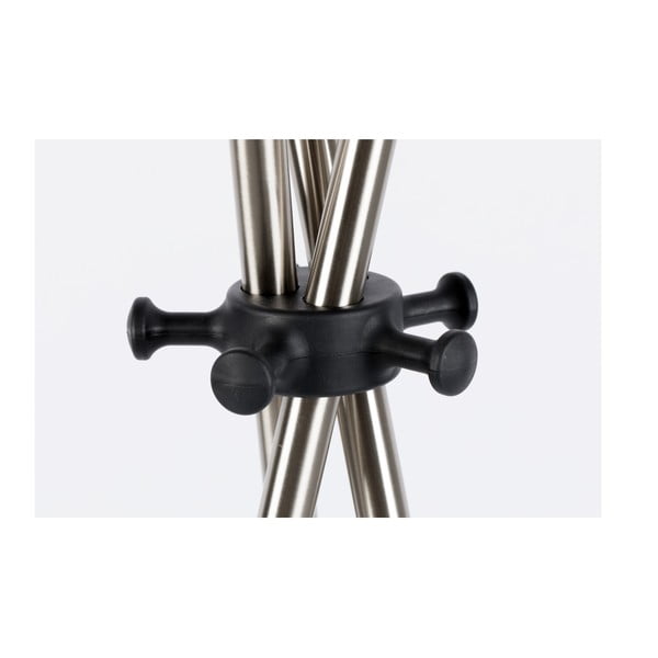 Appendiabiti in acciaio in argento Darwin - White Label-image-4