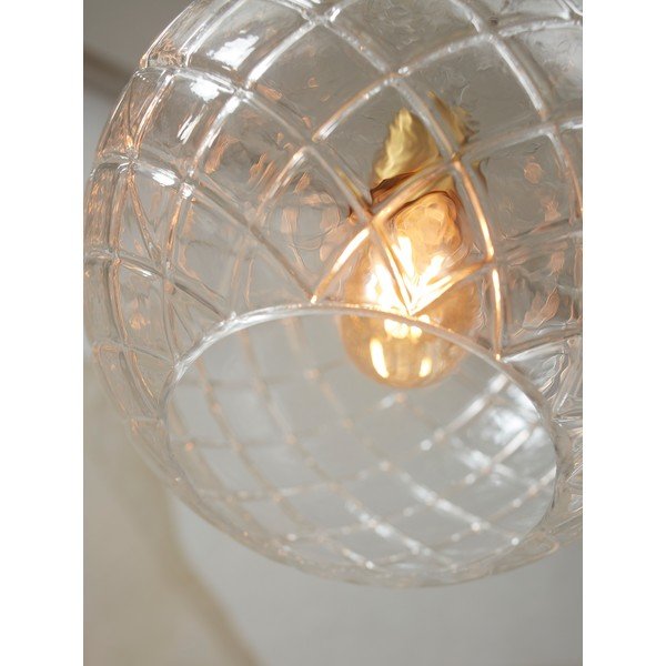 Lampada a sospensione grigia con paralume in vetro ø 22 cm Venice - it's about RoMi-image-4