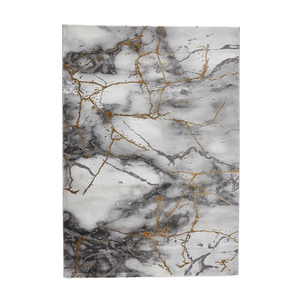 Tappeto grigio/oro 290x200 cm Craft - Think Rugs