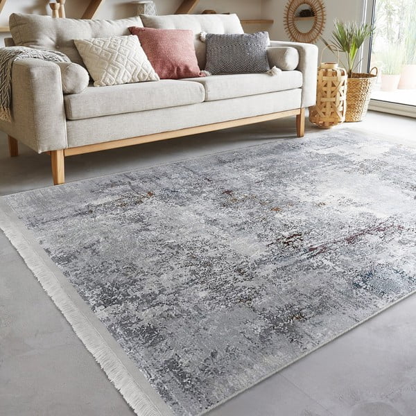 Tappeto grigio 160x230 cm - Mila Home-image-2
