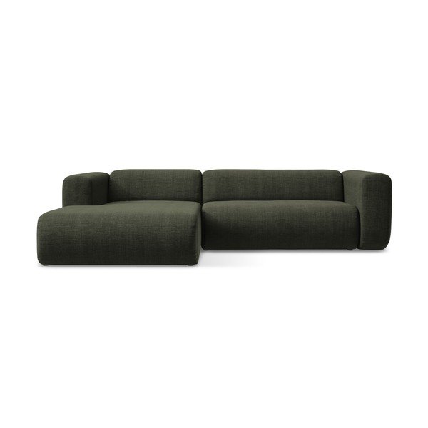 Divano angolare verde (con penisola a sinistra/con chaise lounge) Ekahi – Makamii