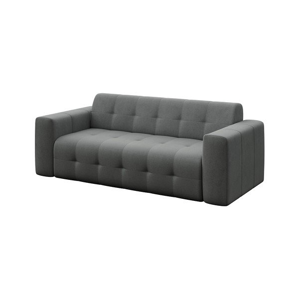 Divano grigio rivestito in velluto 223 cm Tuil – Rodier-image-2