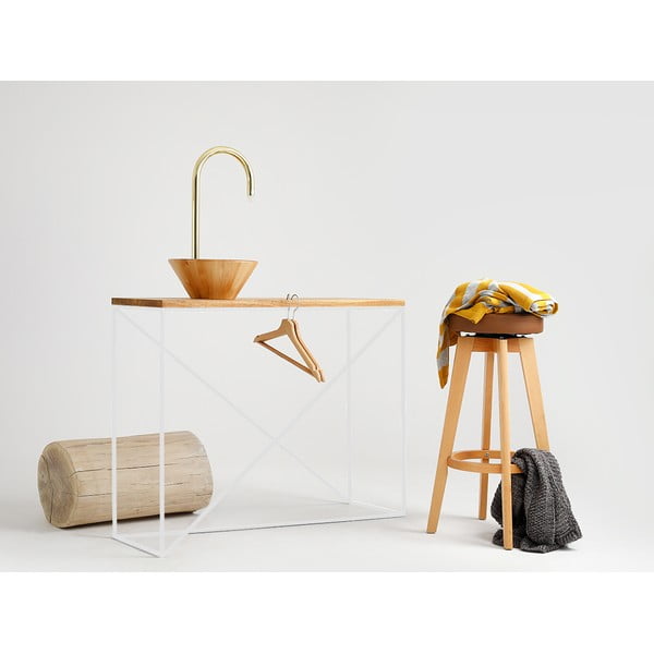 Tavolo consolle in legno di quercia Memo - CustomForm-image-3