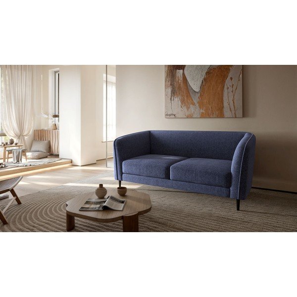 Divano in blu scuro 160 cm Galbe – Ghado-image-2