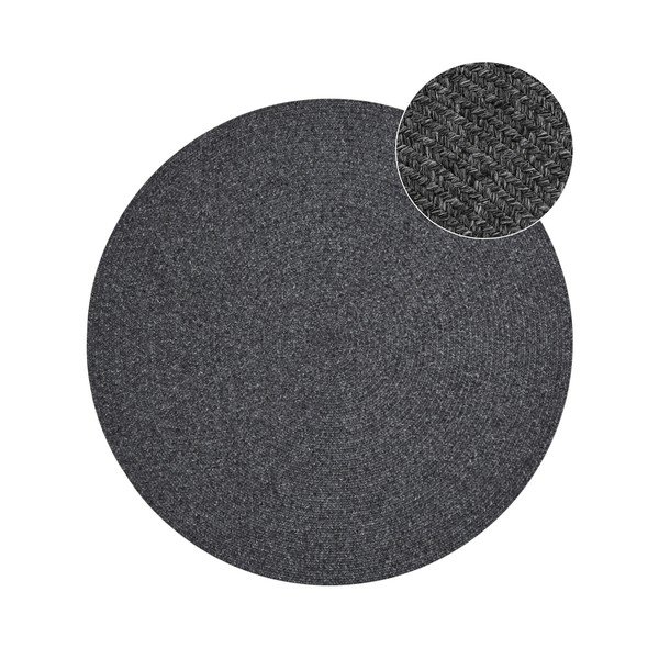 Tappeto grigio rotondo per esterni ø 150 cm - NORTHRUGS