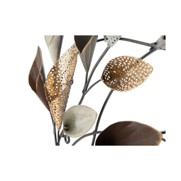 Decorazione murale bianca e marrone, larghezza 46 cm Ramo - Mauro Ferretti-image-3