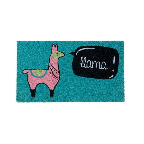 Rohožka z kokosových vláken Fisura Felpudo Llama, 40 x 70 cm