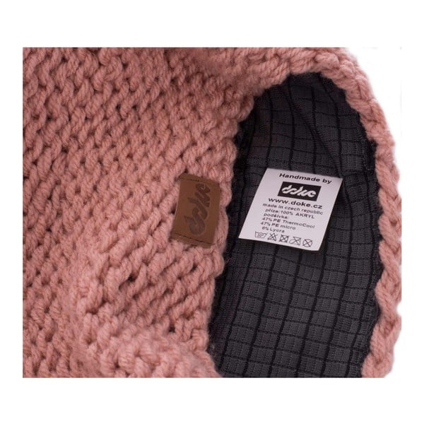 Cappello rosa lavorato a mano Peach - DOKE-image-4