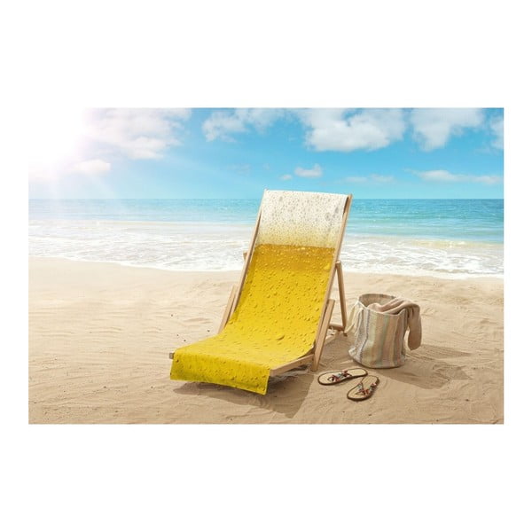 Plážová osuška s potiskem Good Morning Beer, 100 x 180 cm-image-1