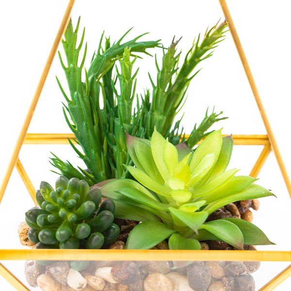Succulenta artificiale (altezza 30 cm) Geometry - AmeliaHome-image-2