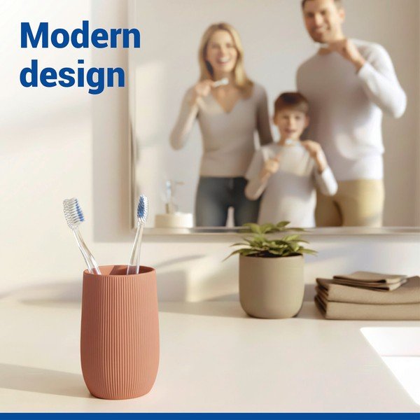 Portaspazzolino marrone in ceramica Fablo – Wenko-image-2