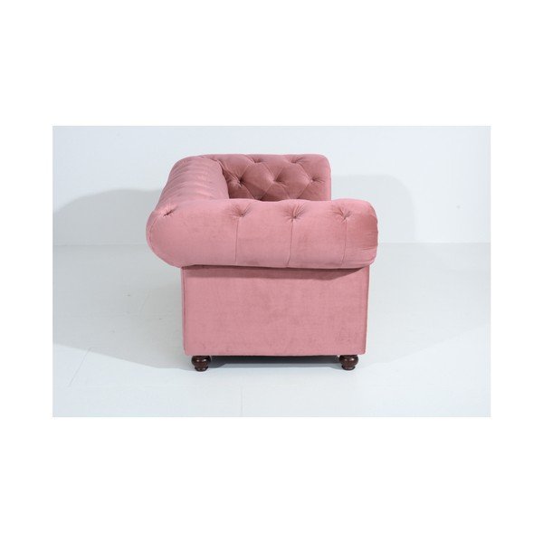 Divano rosa Orleans Velvet, 196 cm - Max Winzer-image-4