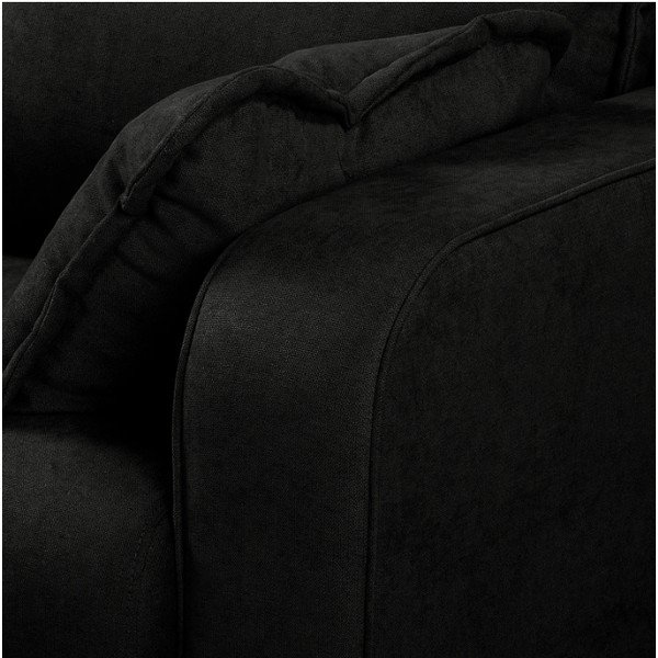 Divano angolare nero (angolo sinistro) Beata - Ropez-image-1