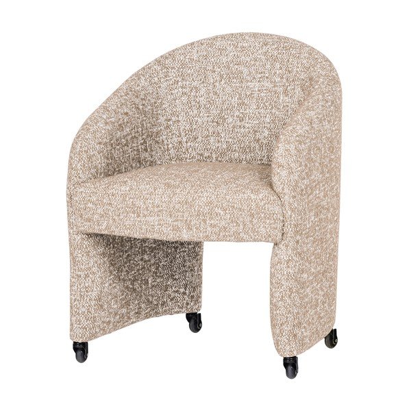 Sedia da ufficio beige in imbottito Cordo – WOOOD