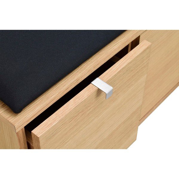 Panca in colore naturale effetto rovere 106 cm Confetti - Rowico-image-4