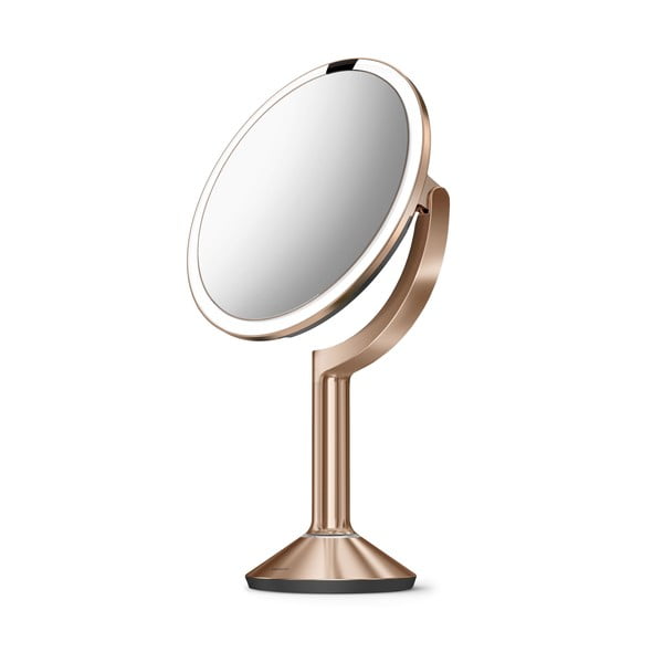 Specchio per make-up con illuminazione/con ingrandimento (5x) ø 20 cm Sensor Trio – simplehuman-image-4