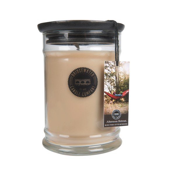 Bridgewater Candle Company Candela Afternoon Retreat in scatola di vetro al profumo di bergamotto, durata di combustione 140-160 ore - Bridgewater Candle Company