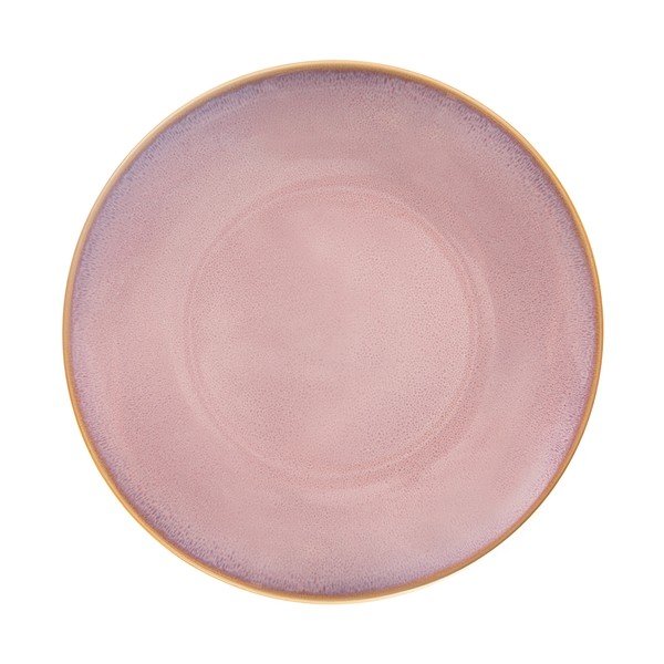 Piatto rosa in ceramica ø 27 cm Glaze – Orion