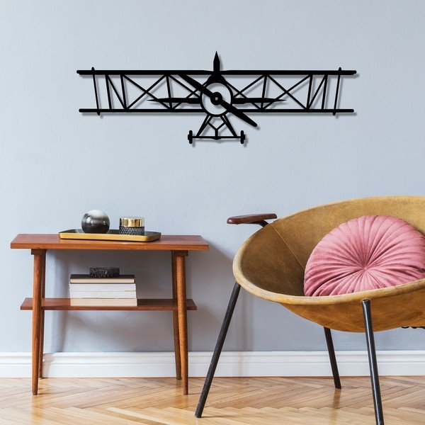 Decorazione murale nera Plane - Wallity-image-1