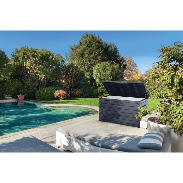 Cassetta di plastica antracite per il giardino Ontario - Keter-image-3