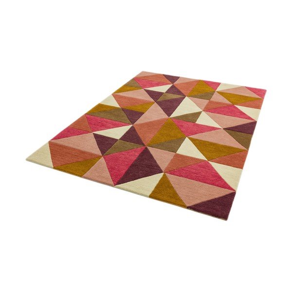 Tappeto rosa Kite Pink Multi, 160 x 230 cm Reef - Asiatic Carpets-image-1