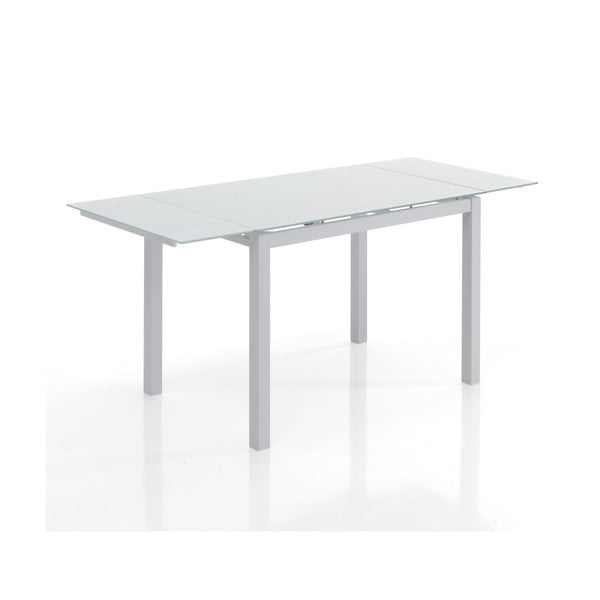 Tavolo da pranzo pieghevole con piano in vetro 70x110 cm Fast - Tomasucci-image-2