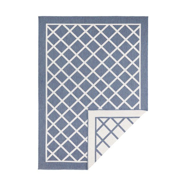 Tappeto da esterno blu e crema , 150 x 80 cm Sydney - NORTHRUGS-image-2