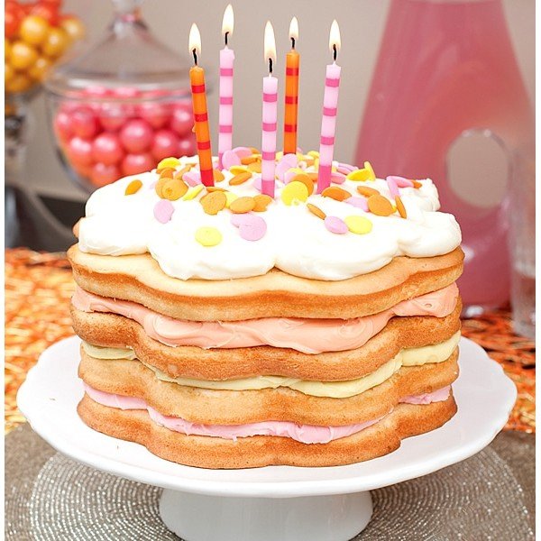 Stampo per torta a strati, 2 pezzi Celebration - Nordic Ware-image-3