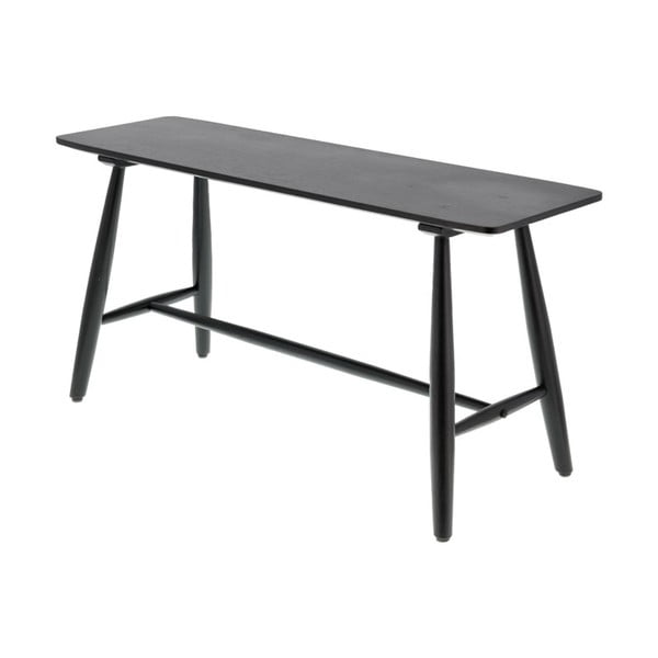 Consolle in rovere nero 90x28 cm Bast - Villa Collection-image-1