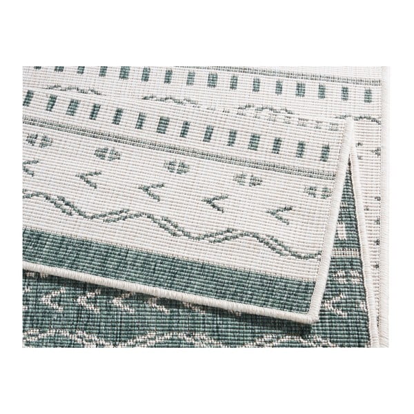 Tappeto per esterni verde e crema , 80 x 250 cm Kuba - NORTHRUGS-image-3