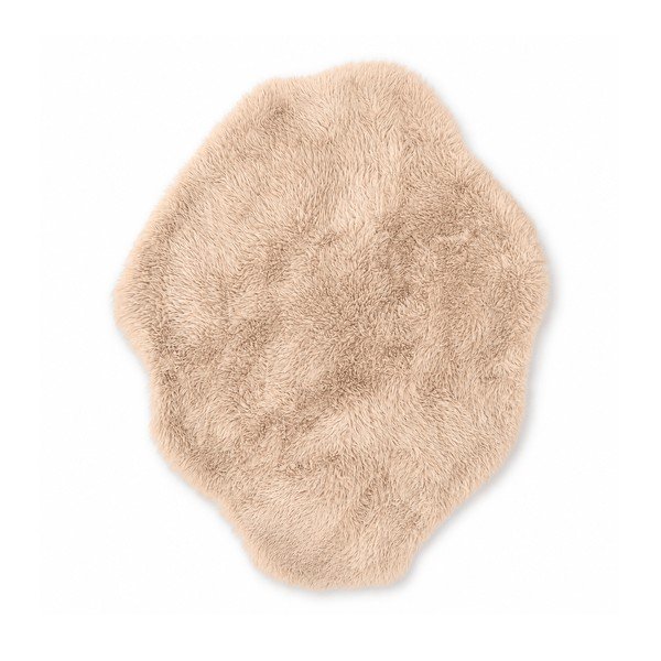 Tappeto per bambini colore naturale chiaro 90x120 cm Mammoth – Meowbaby