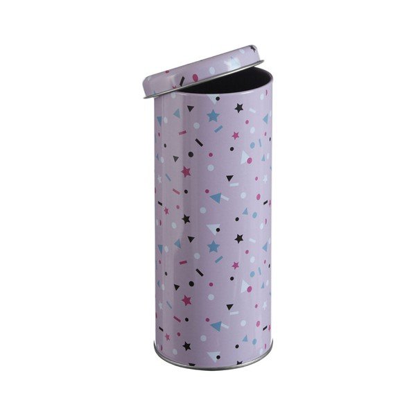 Scatola di latta rotonda Stellar, Ø 8 x 18 cm - Premier Housewares-image-2