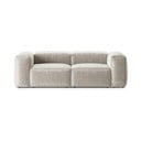 Divano beige con rivestimento in velluto a coste 224 cm Bergamo – Cosmopolitan Design