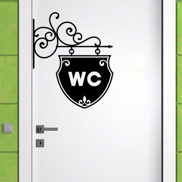 Adesivo murale decorativo WC Arrow - Unknown