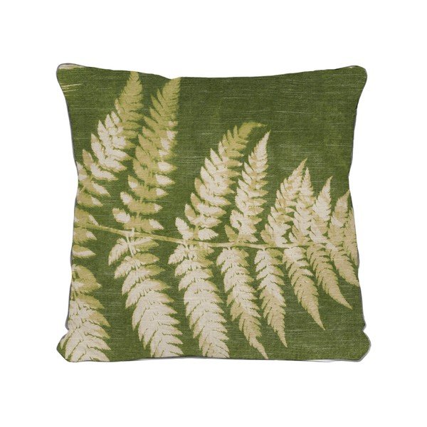 Cuscino verde con motivo a foglie Foglie, 45 x 45 cm - Really Nice Things-image-3