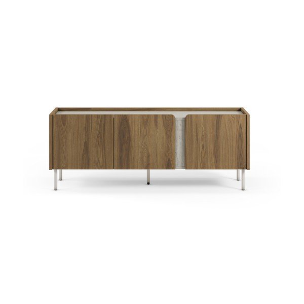 Mobile TV di colore naturale con effetto rovere 140x54x35,5 cm Lucile – Marckeric