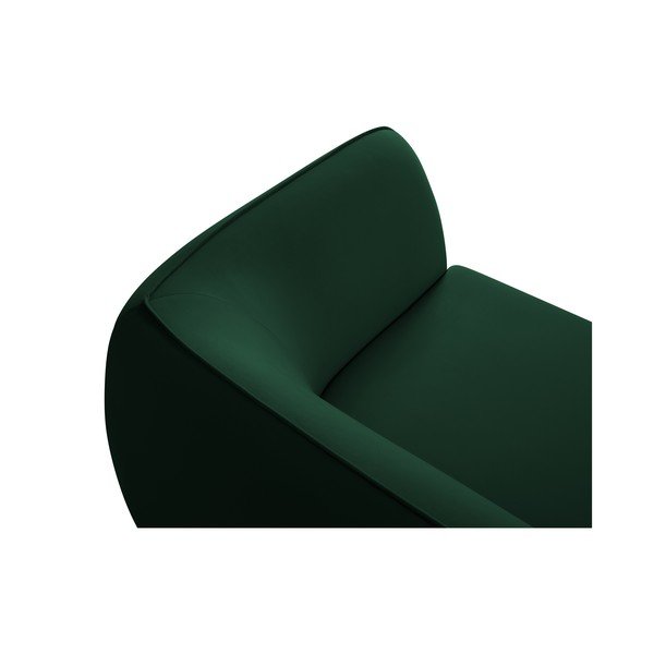 Divano in velluto verde 190 cm Lando - Micadoni Home-image-4