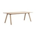 Tavolo da pranzo in rovere massiccio allungabile 95x220 cm Clapperton – Rowico