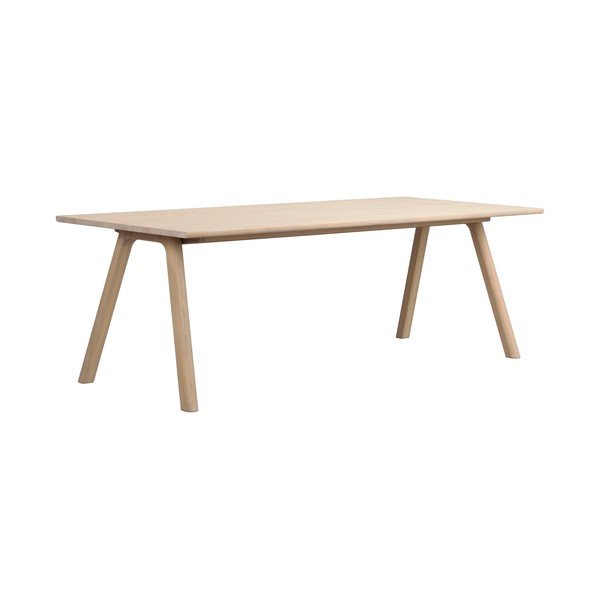 Tavolo da pranzo in rovere massiccio allungabile 95x220 cm Clapperton – Rowico