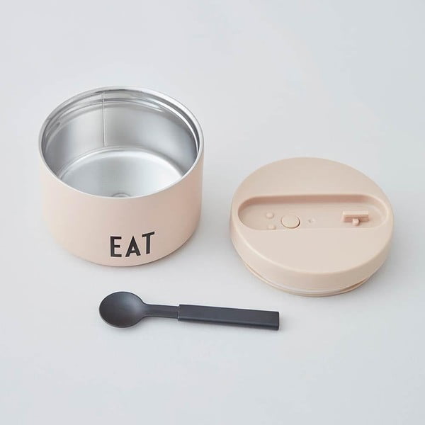 Scatola per snack con cucchiaio - Design Letters-image-2