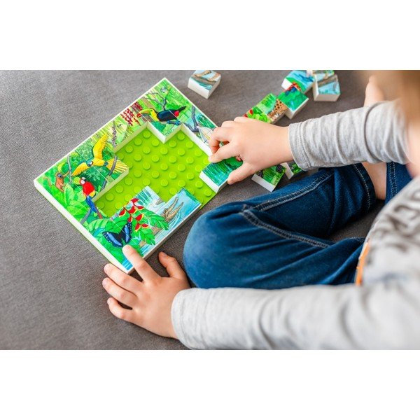 Puzzle della foresta pluviale per bambini - Hubelino-image-1