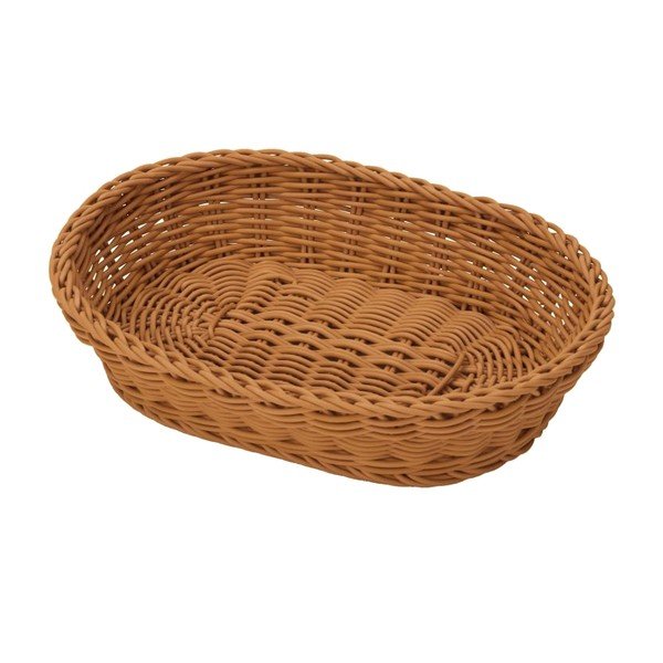 Košík Schale Oval Beige, 32x23x7 cm