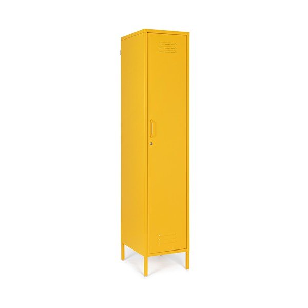 Armadietto giallo in metallo con chiusura a chiave 38x185x46 cm Cambridge – Yes Everyday-image-2