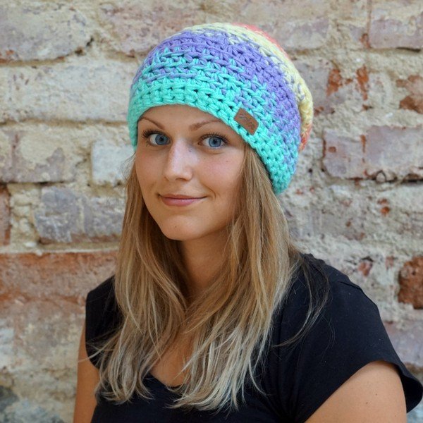 Cappello lavorato a mano all'uncinetto Candy - DOKE-image-1
